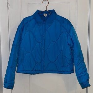 Vibrant Blue Women's Puffer Jacket